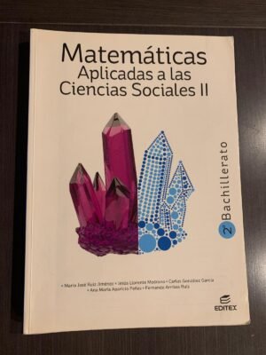 Matemáticas Aplicadas a las Ciencias Sociales II - Editex