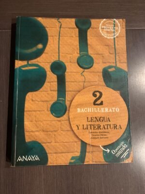 Portada real de Lengua Castellana y Literatura II - Anaya - Librería Pegaso