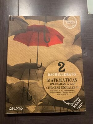 Matemáticas Aplicadas a las Ciencias Sociales II - Anaya