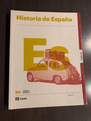 Portada real de Historia de España - Casals - Librería Pegaso