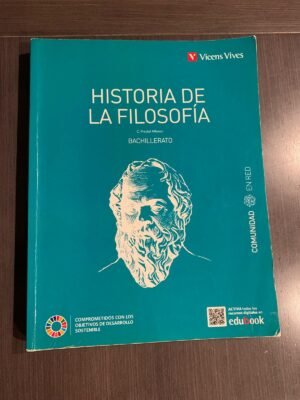 Portada real de Historia de la Filosofía - Vicens Vives - Librería Pegaso